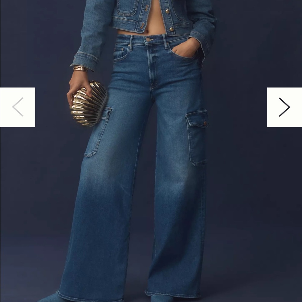 Mother Undercover Cargo Sneak Jeans